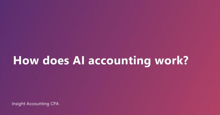 How does AI accounting work?