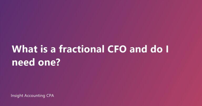 What is a fractional CFO and do I need one?