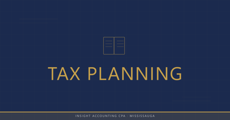 Tax Planning — Insight Accounting CPA Toronto